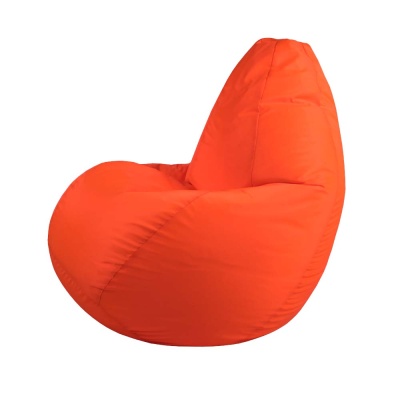 Кресло мешок детский Оранжевый Оксфорд L (размер 75х75х100) см) Папа Пуф заказать в интернет магазине Папа Пуф со скидкой по акции